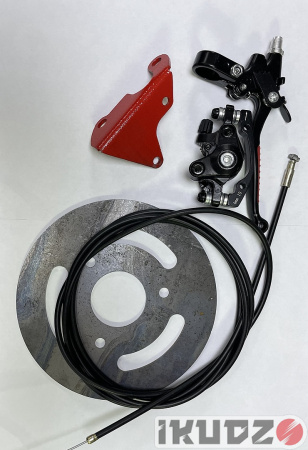 The brake system kit for the IKudzo motorbacker Base 1450