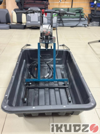 Ikudzo Terrain pusher (600 caterpillar, reinforced, with heated handles) col. Black-blue