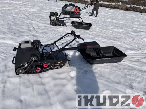Motorized towing vehicle IKUDZO 1100/380 K8 Tractor-Pusher with sleigh